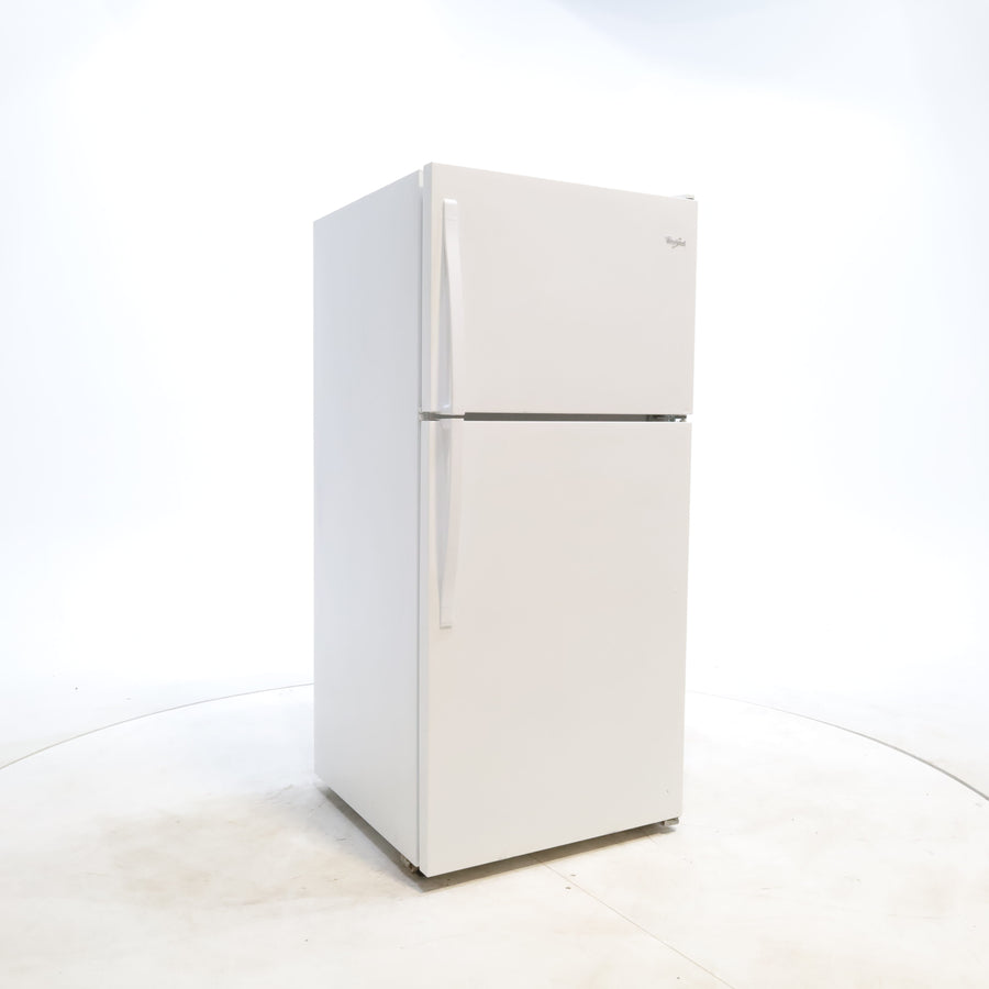 30 in. Wide White Whirlpool 18.2 cu. ft. Top Freezer Refrigerator with Icemaker - Certified Refurbished