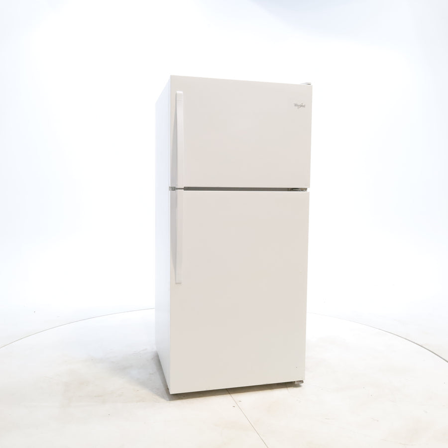 30 in. Wide White Whirlpool 18.2 cu. ft. Top Freezer Refrigerator with Icemaker - Certified Refurbished