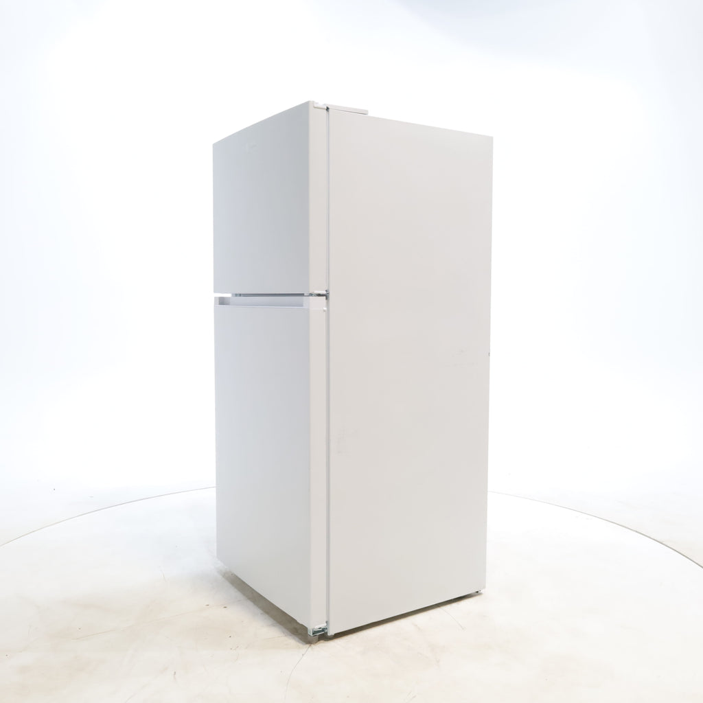 Pictures of White ENERGY STAR Midea 18.1 cu. ft. Top Freezer Refrigerator with Reversible Door - Scratch & Dent - Minor - Neu Appliance Outlet - Discount Appliance Outlet in Austin, Tx