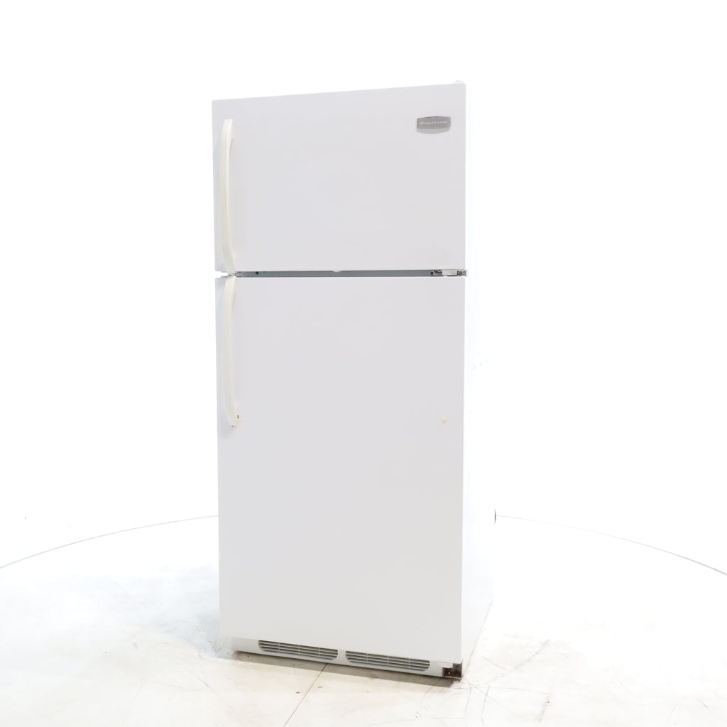 Pictures of White Frigidaire 16.5 cu. ft. Top Freezer Refrigerator with Reversible Doors - Certified Refurbished - Neu Appliance Outlet - Discount Appliance Outlet in Austin, Tx