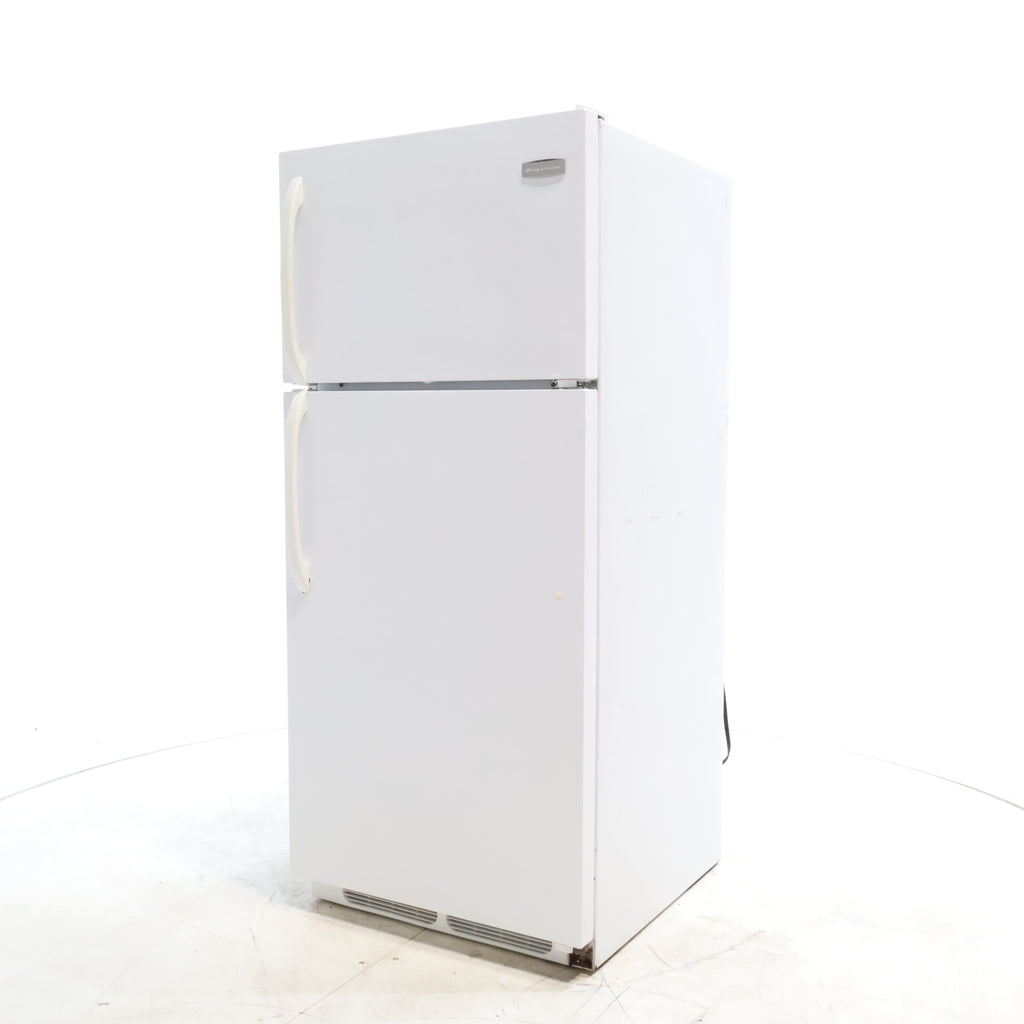 Pictures of White Frigidaire 16.5 cu. ft. Top Freezer Refrigerator with Reversible Doors - Certified Refurbished - Neu Appliance Outlet - Discount Appliance Outlet in Austin, Tx