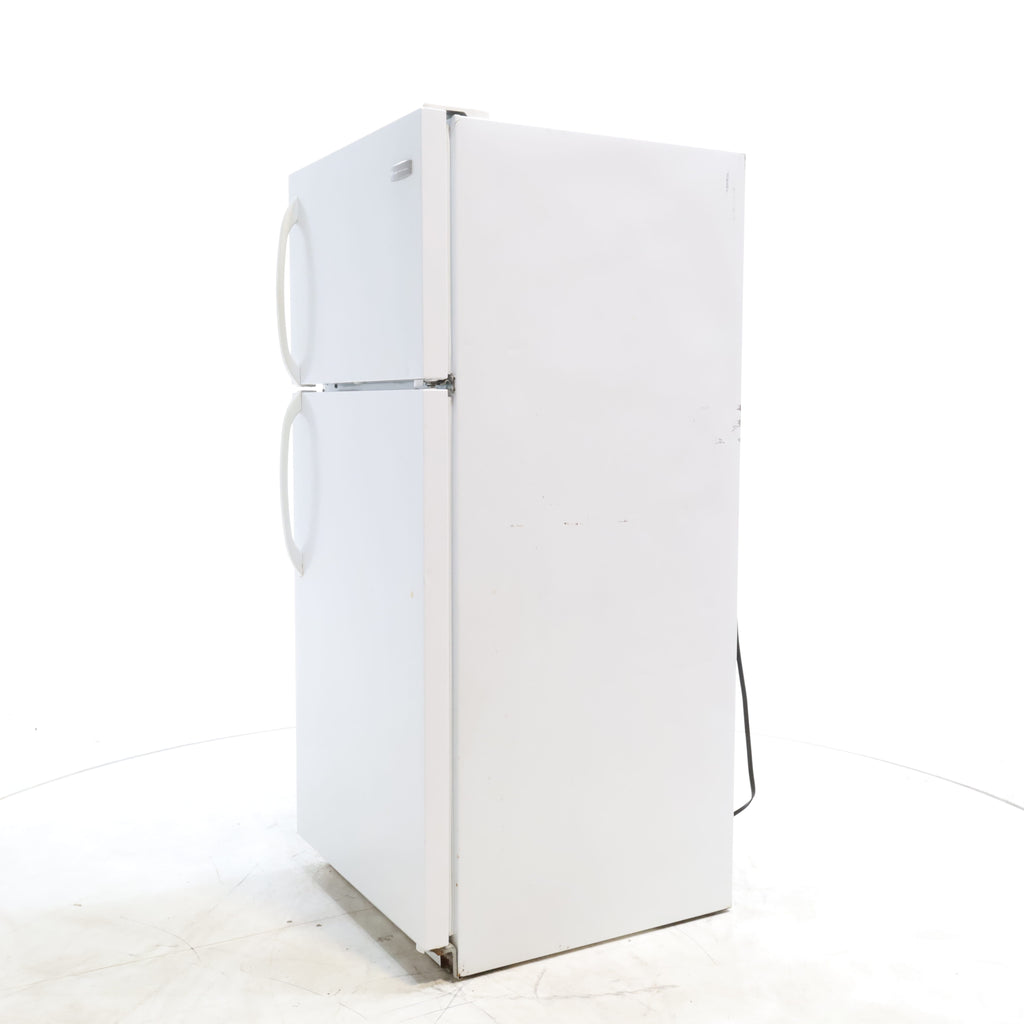 Pictures of White Frigidaire 16.5 cu. ft. Top Freezer Refrigerator with Reversible Doors - Certified Refurbished - Neu Appliance Outlet - Discount Appliance Outlet in Austin, Tx