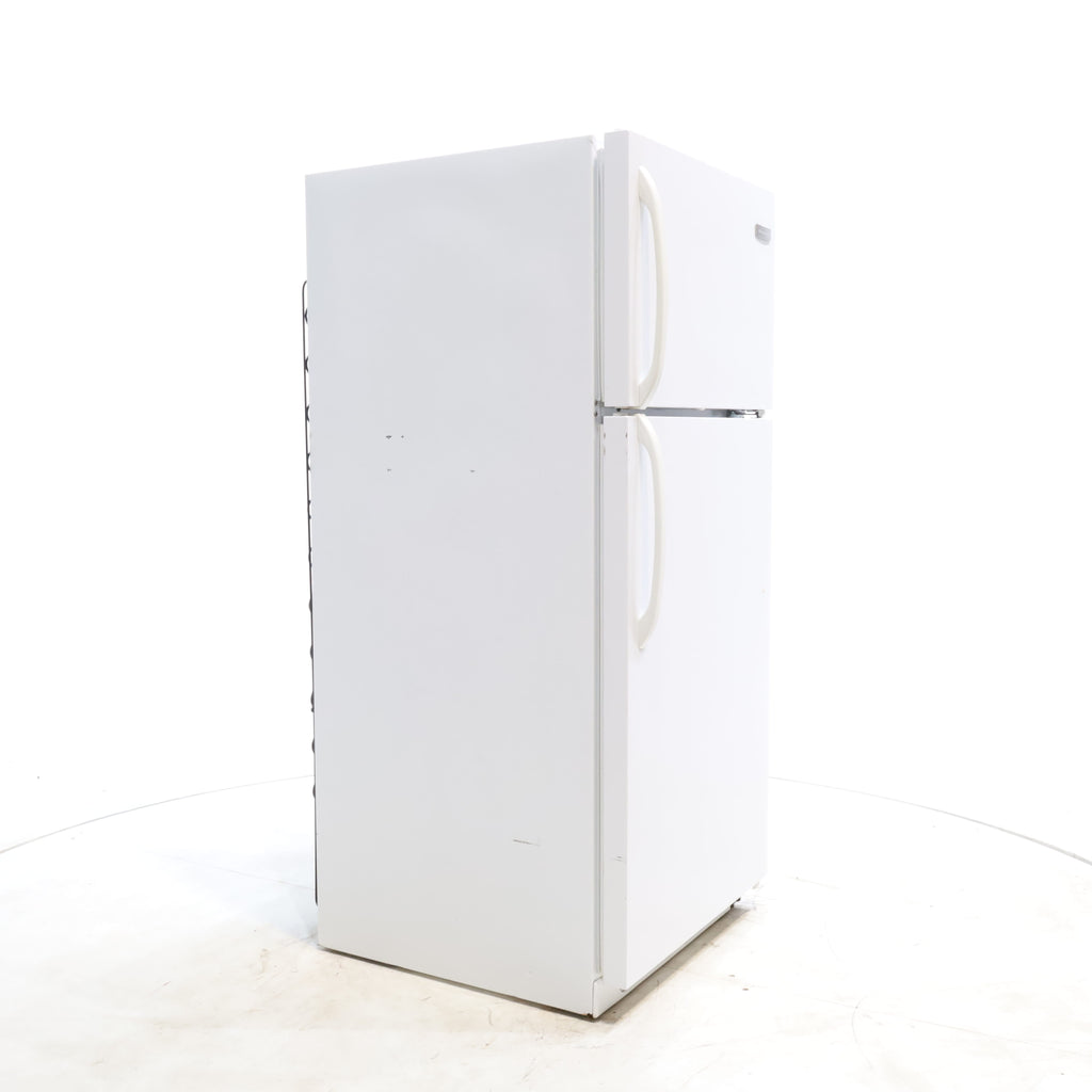 Pictures of White Frigidaire 16.5 cu. ft. Top Freezer Refrigerator with Reversible Doors - Certified Refurbished - Neu Appliance Outlet - Discount Appliance Outlet in Austin, Tx