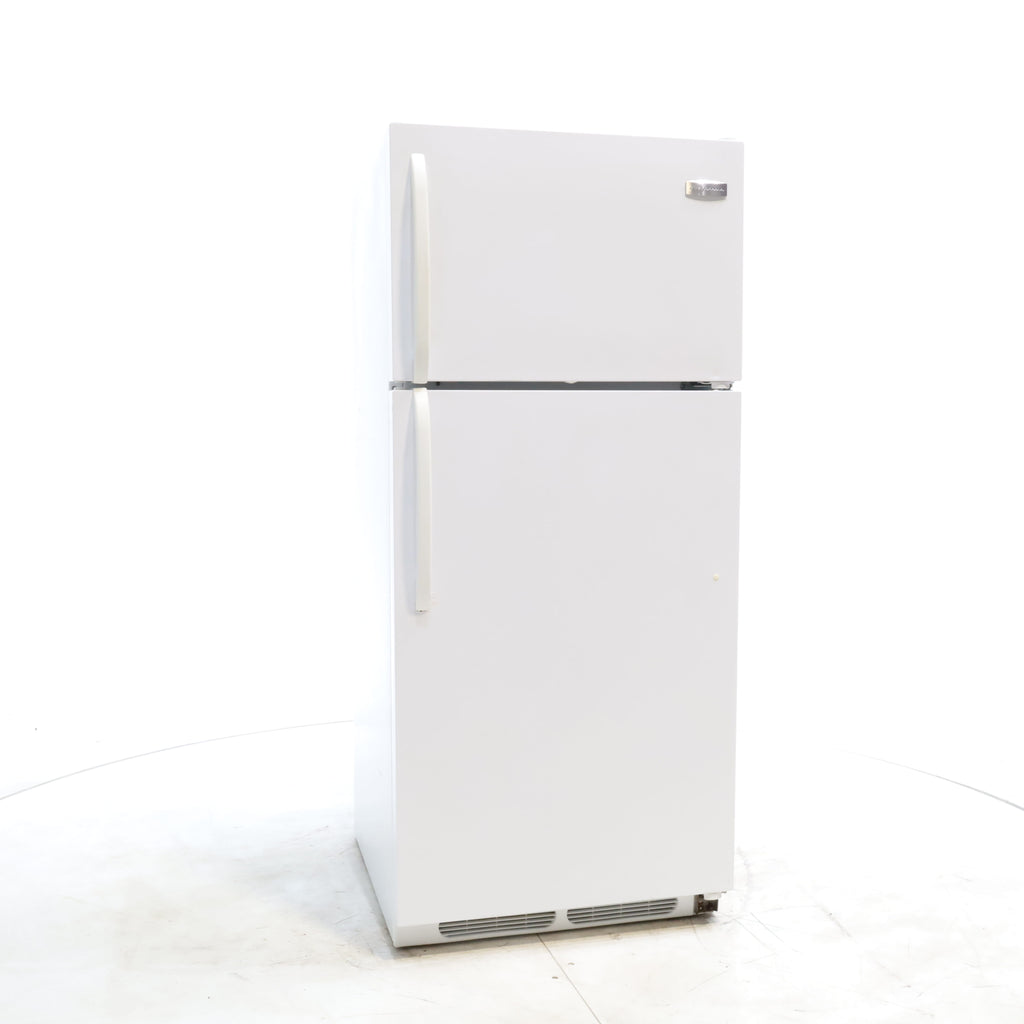 Pictures of White Frigidaire 16.5 cu. ft. Top Freezer Refrigerator with Reversible Doors - Certified Refurbished - Neu Appliance Outlet - Discount Appliance Outlet in Austin, Tx