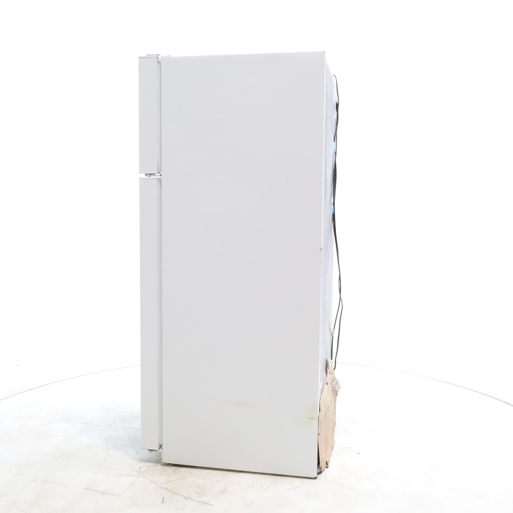 Pictures of White GE 18.2 cu. ft. Top Freezer Refrigerator with Reversible Hinges - Certified Refurbished - Neu Appliance Outlet - Discount Appliance Outlet in Austin, Tx