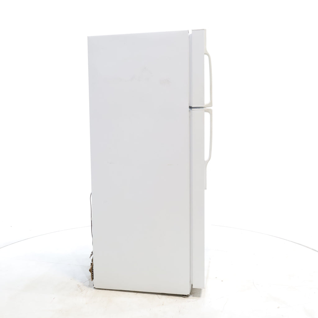 Pictures of White GE 18.2 cu. ft. Top Freezer Refrigerator with Reversible Hinges - Certified Refurbished - Neu Appliance Outlet - Discount Appliance Outlet in Austin, Tx