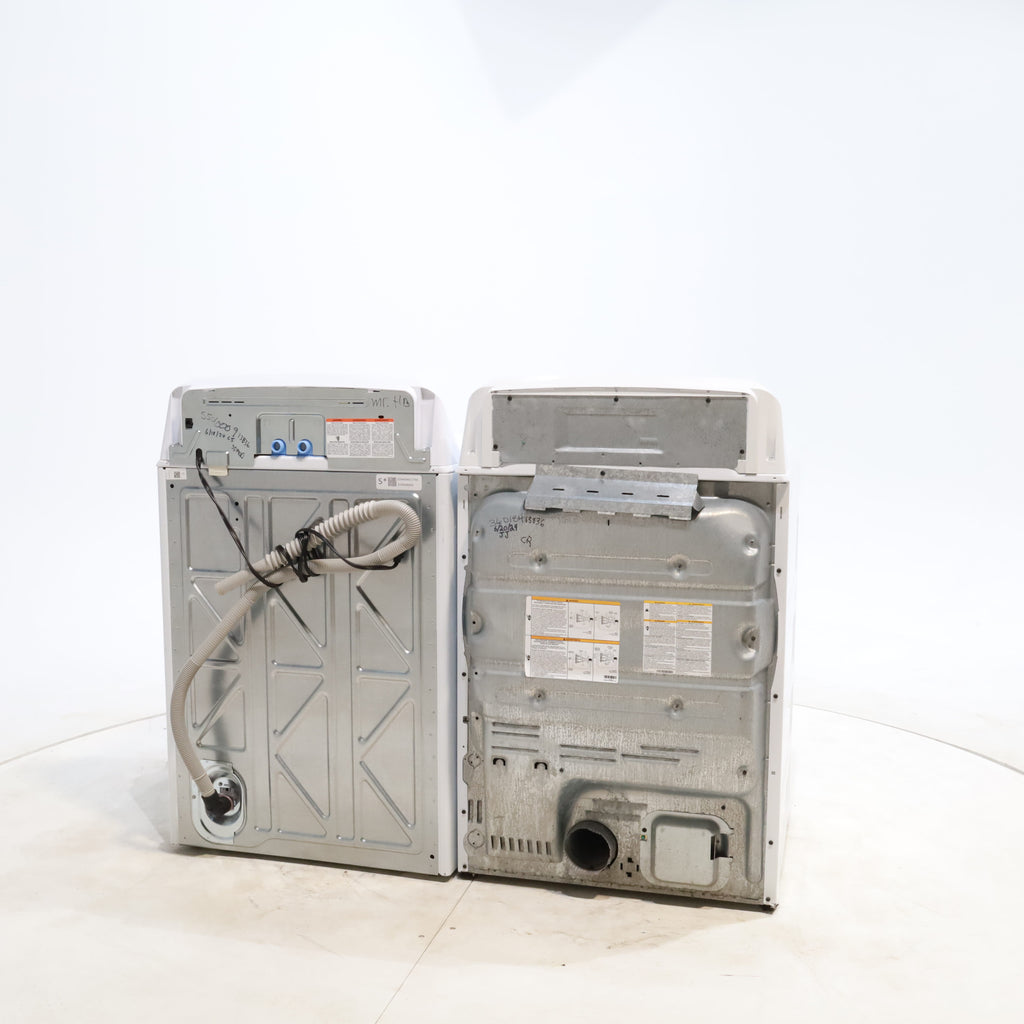 Pictures of ENERGY STAR GE  4.4 cu. ft. Top Load Washing Machine with Infusor Wash System and 7.2 cu. ft. Electric Dryer with HE Sensor Dry - Certified Refurbished - Neu Appliance Outlet - Discount Appliance Outlet in Austin, Tx