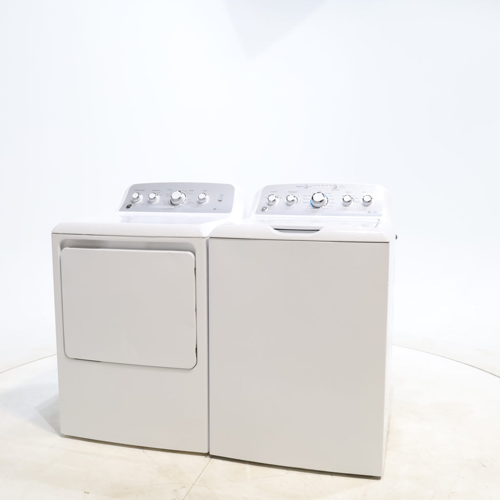 Pictures of ENERGY STAR GE. 4.6 cu ft Top Load Washer with Deep Fill and GE 7.2 cu ft Electric Dryer with HE Sensor - Certified Refurbished - Neu Appliance Outlet - Discount Appliance Outlet in Austin, Tx