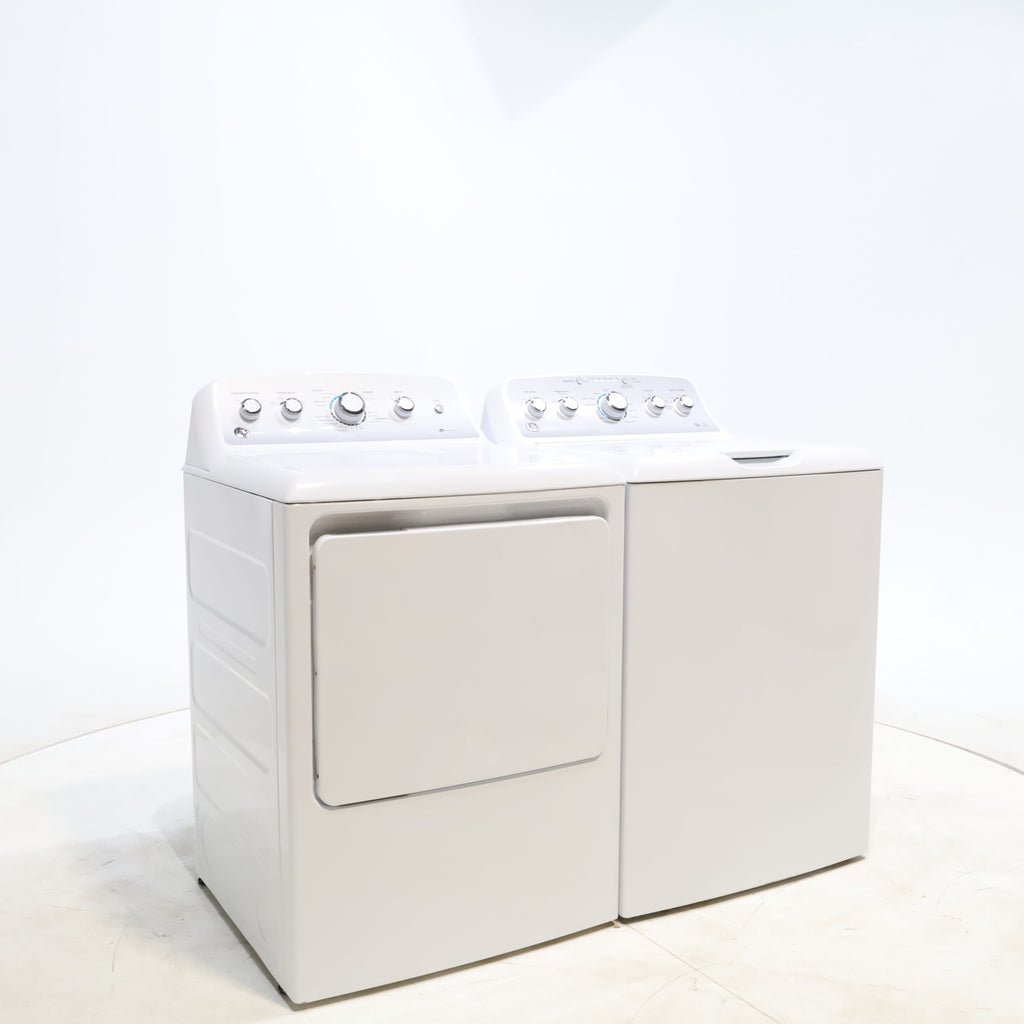 Pictures of ENERGY STAR GE. 4.6 cu ft Top Load Washer with Deep Fill and GE 7.2 cu ft Electric Dryer with HE Sensor - Certified Refurbished - Neu Appliance Outlet - Discount Appliance Outlet in Austin, Tx