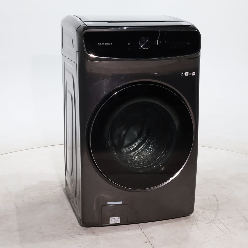 Pictures of Brushed Black ENERGY STAR Samsung FlexWash 6.0 cu. ft. Frontload Washing Machine with Dual Washers - Scratch & Dent - Minor - Neu Appliance Outlet - Discount Appliance Outlet in Austin, Tx