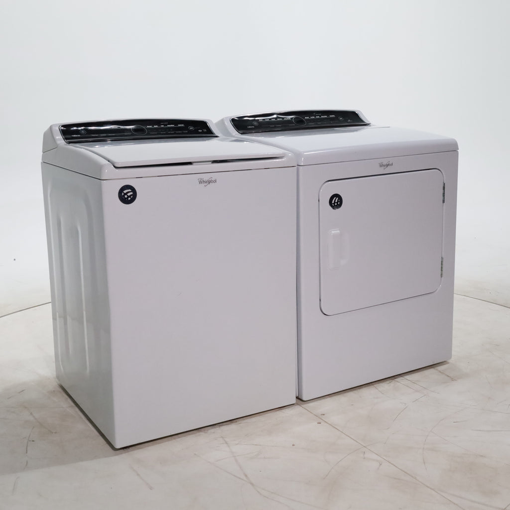 Pictures of Whirlpool HE Top Load ENERGY STAR 4.8 cu ft Capacity Washing Machine with Adaptive Wash Technology and Whirlpool 7 cu ft Electric Dryer with AccuDry Sensor Drying System - Certified Refurbished - Neu Appliance Outlet - Discount Appliance Outlet in Austin, Tx