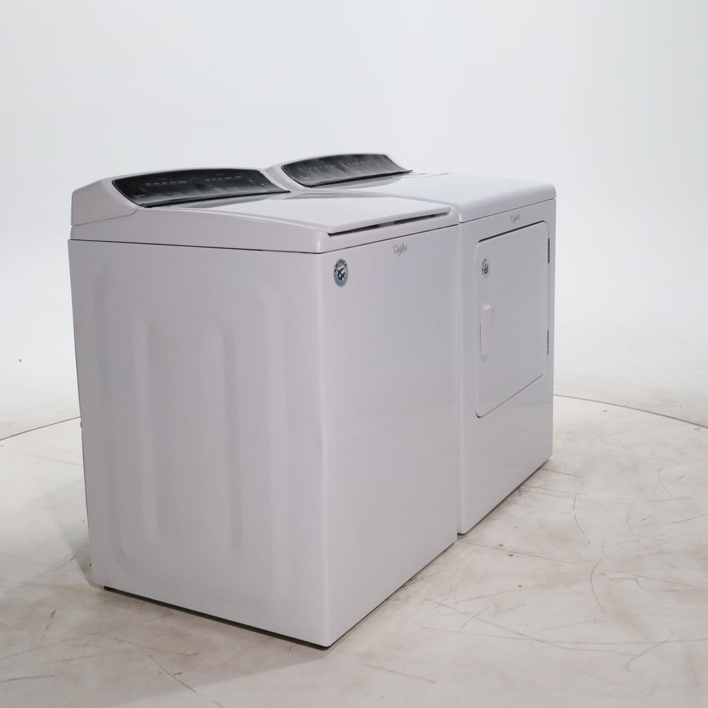 Pictures of Whirlpool HE Top Load ENERGY STAR 4.8 cu ft Capacity Washing Machine with Adaptive Wash Technology and Whirlpool 7 cu ft Electric Dryer with AccuDry Sensor Drying System - Certified Refurbished - Neu Appliance Outlet - Discount Appliance Outlet in Austin, Tx