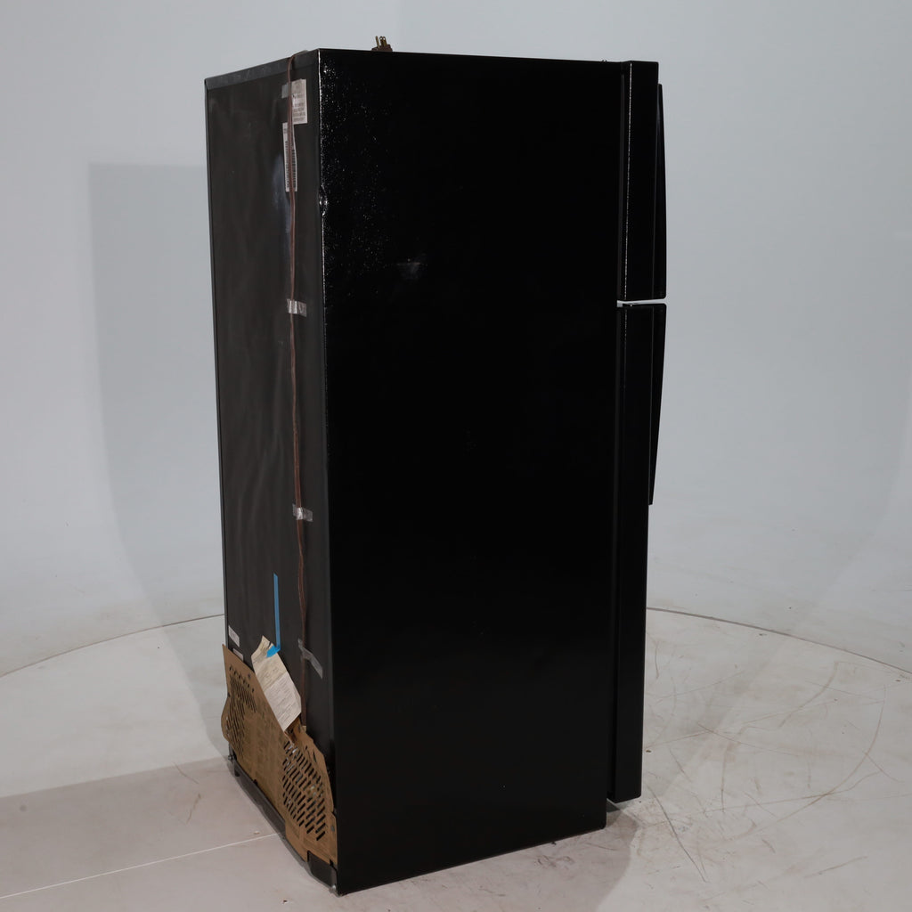 Pictures of Black GE 15.5 cu ft Capacity Top Freezer and Bottom Refrigerator with Adjustable Shelving - Certified Refurbished - Neu Appliance Outlet - Discount Appliance Outlet in Austin, Tx