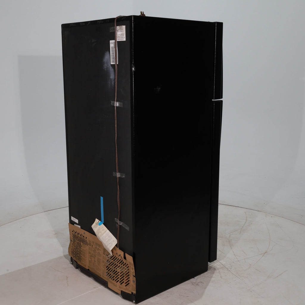 Pictures of Black GE 15.5 cu ft Capacity Top Freezer and Bottom Refrigerator with Adjustable Shelving - Certified Refurbished - Neu Appliance Outlet - Discount Appliance Outlet in Austin, Tx