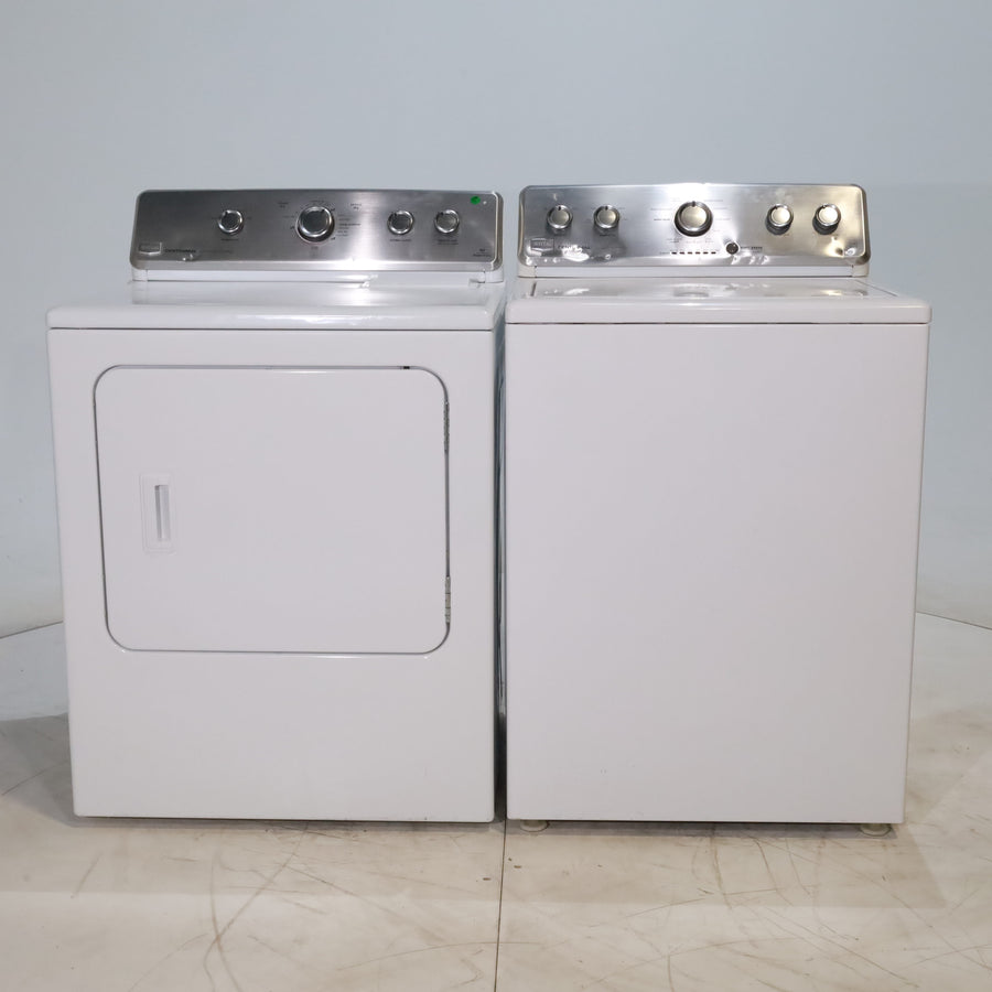 *Manager Special* Maytag ENERGY STAR 3.8 cu ft Top-Load Washing Machine with Self-Clean Feature and 7.0 cu. ft. Electric Dryer with IntelliDry Sensor - Certified Refurbished