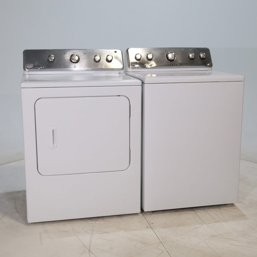 *Manager Special* Maytag ENERGY STAR 3.8 cu ft Top-Load Washing Machine with Self-Clean Feature and 7.0 cu. ft. Electric Dryer with IntelliDry Sensor - Certified Refurbished