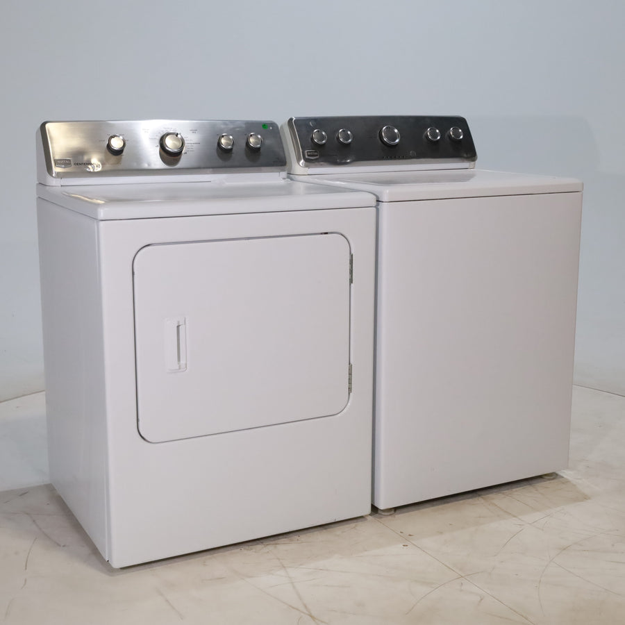 *Manager Special* Maytag ENERGY STAR 3.8 cu ft Top-Load Washing Machine with Self-Clean Feature and 7.0 cu. ft. Electric Dryer with IntelliDry Sensor - Certified Refurbished