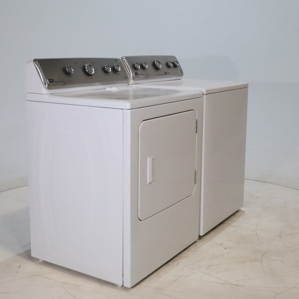 Pictures of *Manager Special* Maytag ENERGY STAR 3.8 cu ft Top-Load Washing Machine with Self-Clean Feature and 7.0 cu. ft. Electric Dryer with IntelliDry Sensor - Certified Refurbished - Neu Appliance Outlet - Discount Appliance Outlet in Austin, Tx