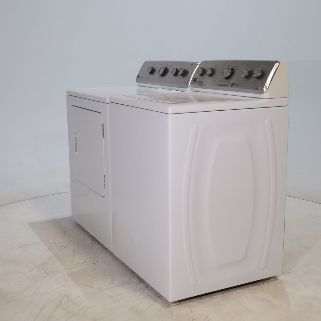 Pictures of *Manager Special* Maytag ENERGY STAR 3.8 cu ft Top-Load Washing Machine with Self-Clean Feature and 7.0 cu. ft. Electric Dryer with IntelliDry Sensor - Certified Refurbished - Neu Appliance Outlet - Discount Appliance Outlet in Austin, Tx