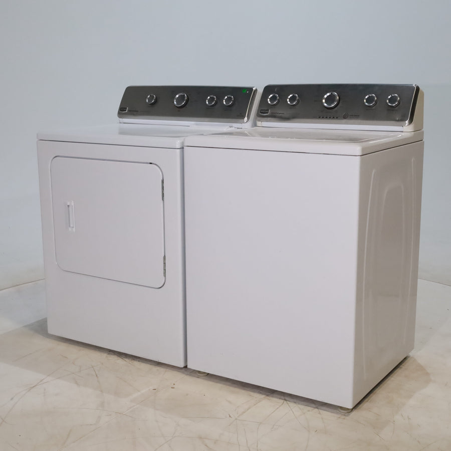 *Manager Special* Maytag ENERGY STAR 3.8 cu ft Top-Load Washing Machine with Self-Clean Feature and 7.0 cu. ft. Electric Dryer with IntelliDry Sensor - Certified Refurbished