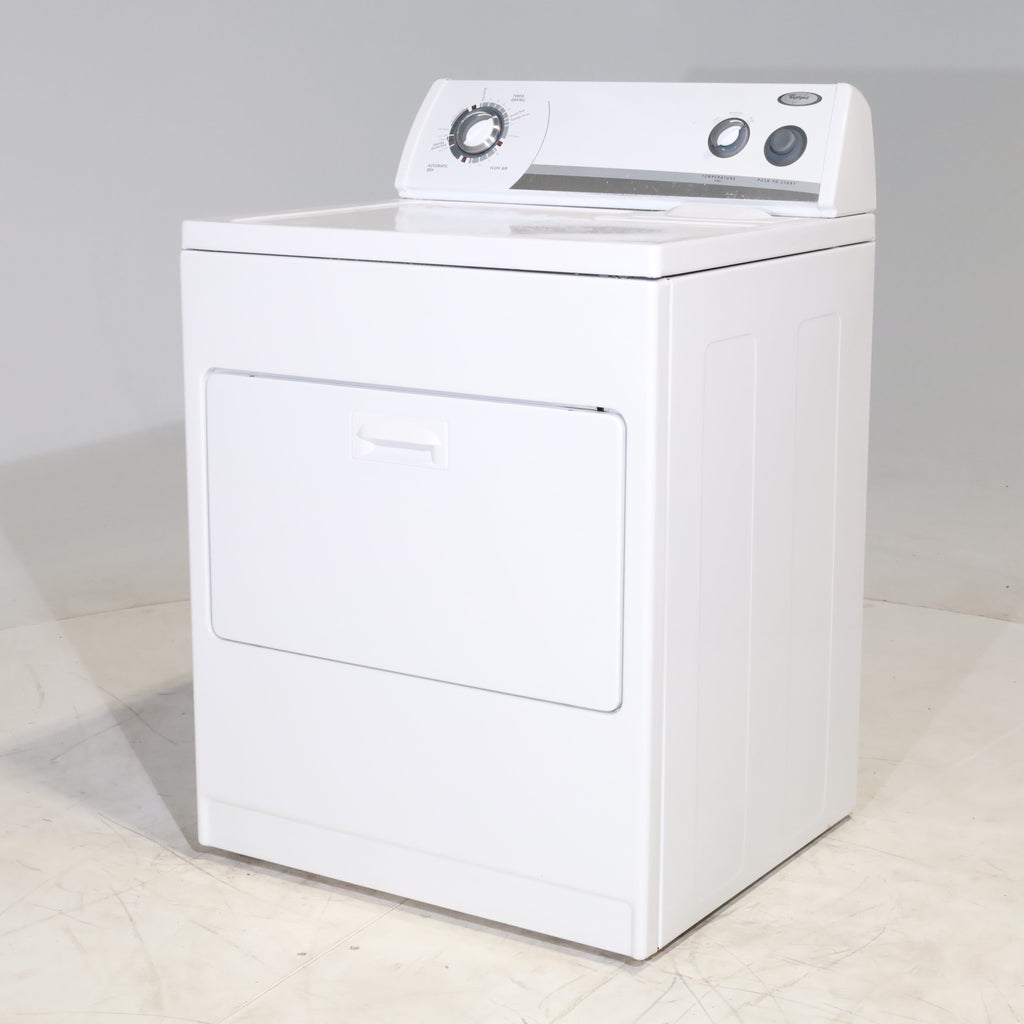 Pictures of Whirlpool White  6.5 Cu. Ft. 8-Cycle Super Capacity Electric Dryer - Certified Refurbished - Neu Appliance Outlet - Discount Appliance Outlet in Austin, Tx