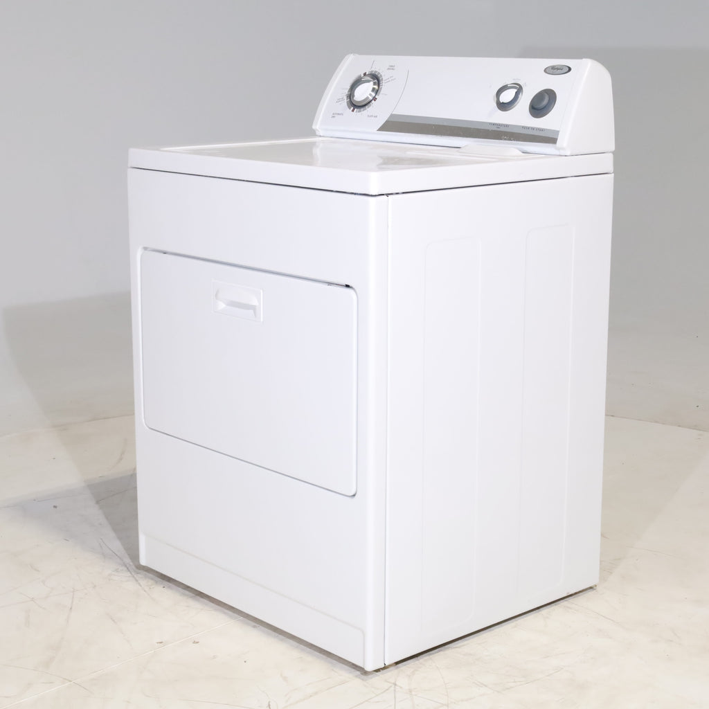 Pictures of Whirlpool White  6.5 Cu. Ft. 8-Cycle Super Capacity Electric Dryer - Certified Refurbished - Neu Appliance Outlet - Discount Appliance Outlet in Austin, Tx