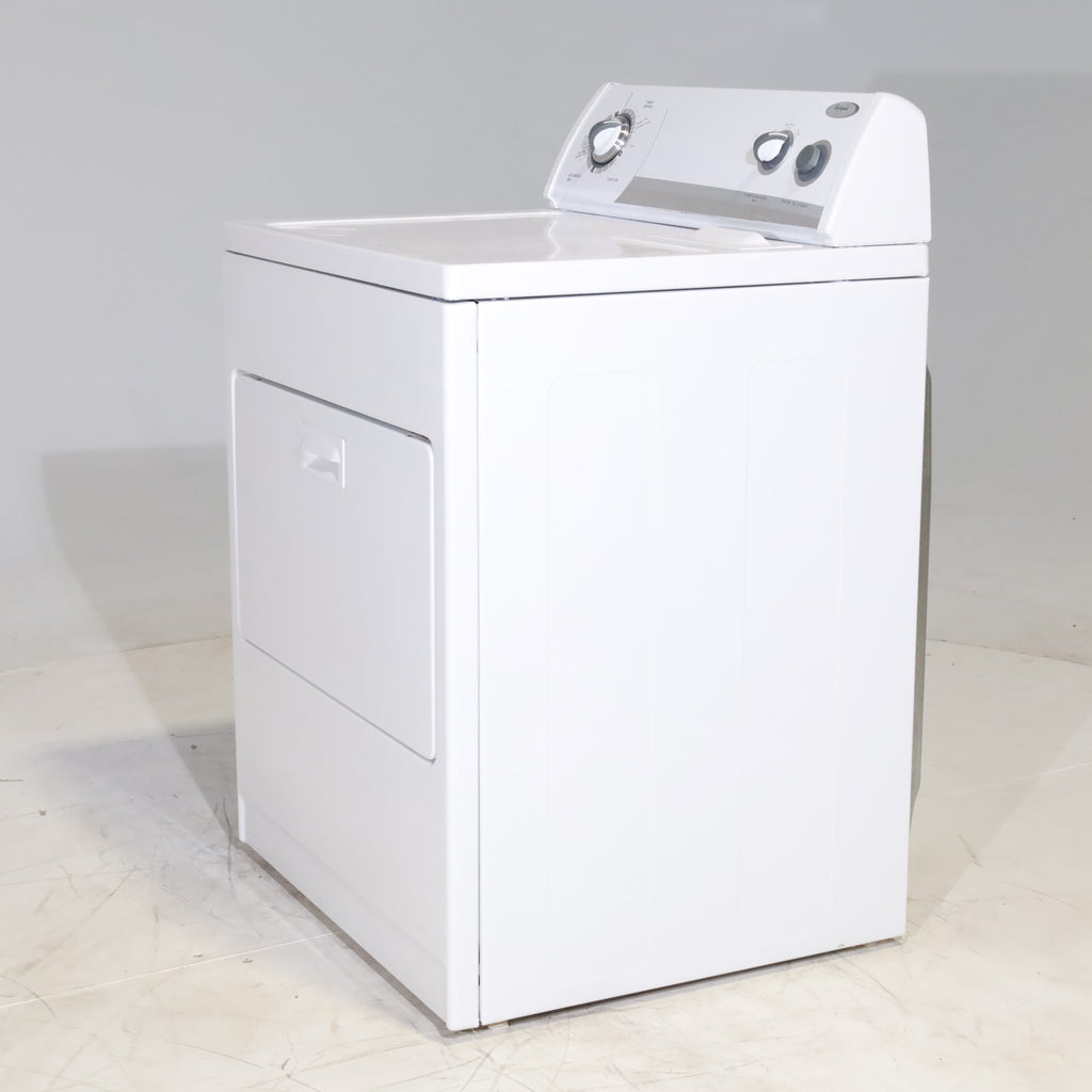 Pictures of Whirlpool White  6.5 Cu. Ft. 8-Cycle Super Capacity Electric Dryer - Certified Refurbished - Neu Appliance Outlet - Discount Appliance Outlet in Austin, Tx