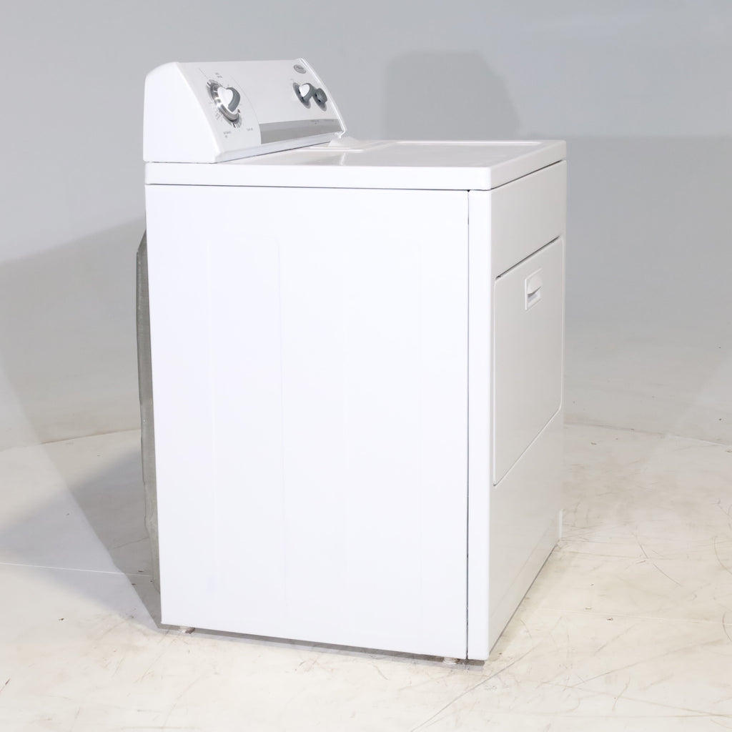 Pictures of Whirlpool White  6.5 Cu. Ft. 8-Cycle Super Capacity Electric Dryer - Certified Refurbished - Neu Appliance Outlet - Discount Appliance Outlet in Austin, Tx