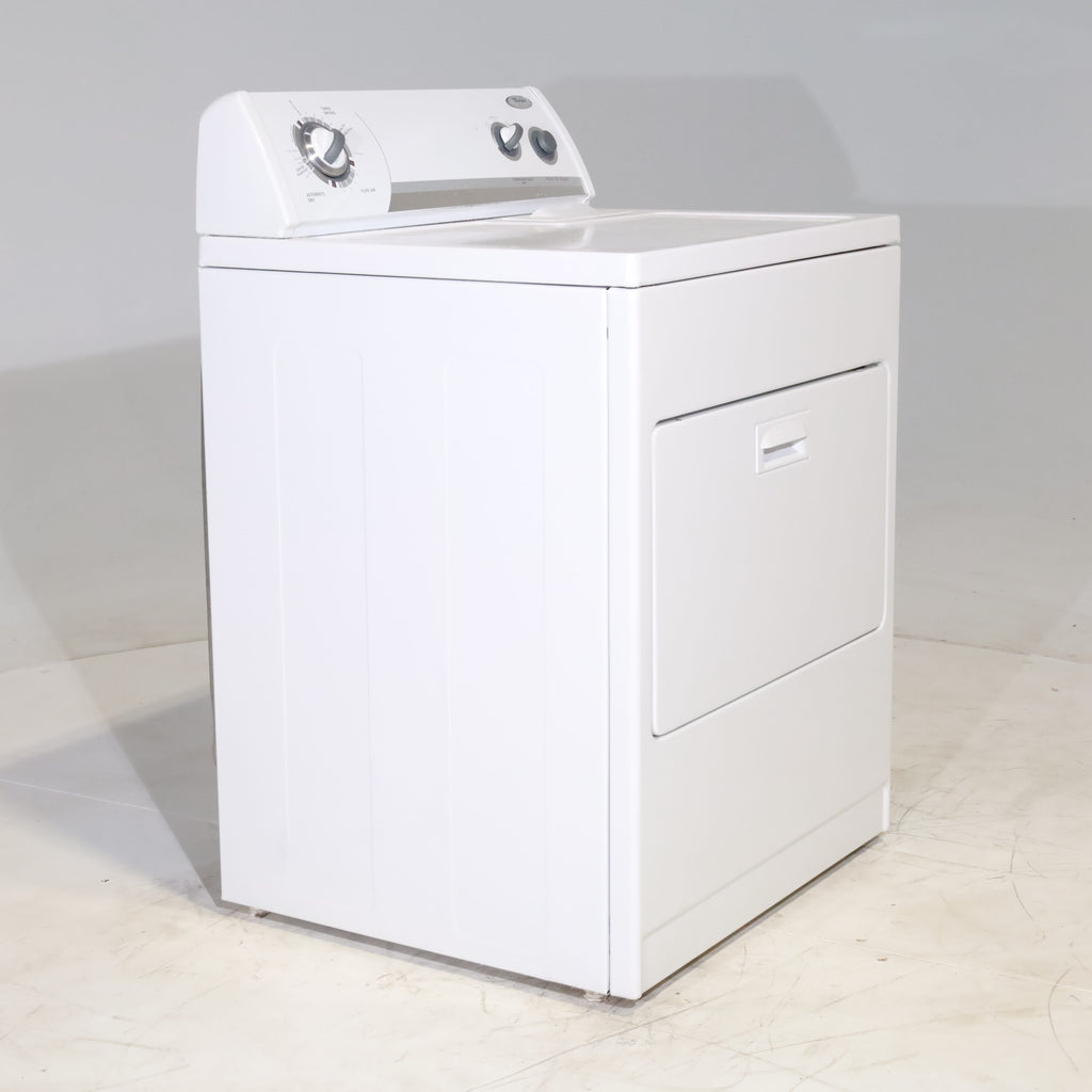 Pictures of Whirlpool White  6.5 Cu. Ft. 8-Cycle Super Capacity Electric Dryer - Certified Refurbished - Neu Appliance Outlet - Discount Appliance Outlet in Austin, Tx