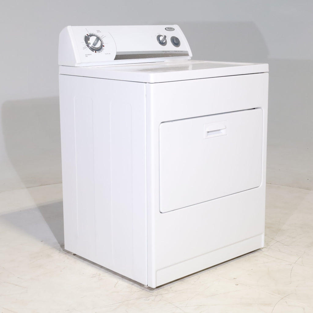 Pictures of Whirlpool White  6.5 Cu. Ft. 8-Cycle Super Capacity Electric Dryer - Certified Refurbished - Neu Appliance Outlet - Discount Appliance Outlet in Austin, Tx