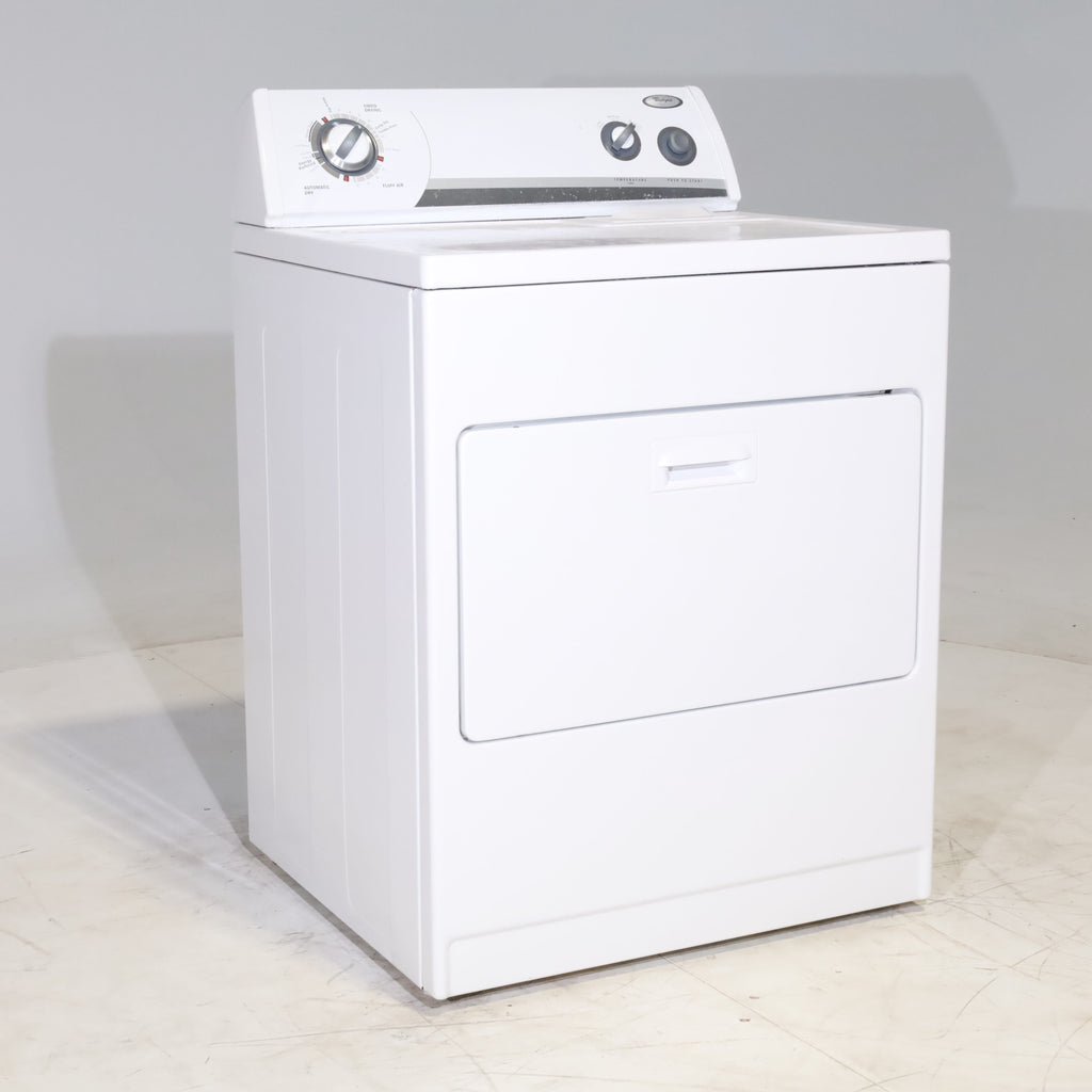 Pictures of Whirlpool White  6.5 Cu. Ft. 8-Cycle Super Capacity Electric Dryer - Certified Refurbished - Neu Appliance Outlet - Discount Appliance Outlet in Austin, Tx