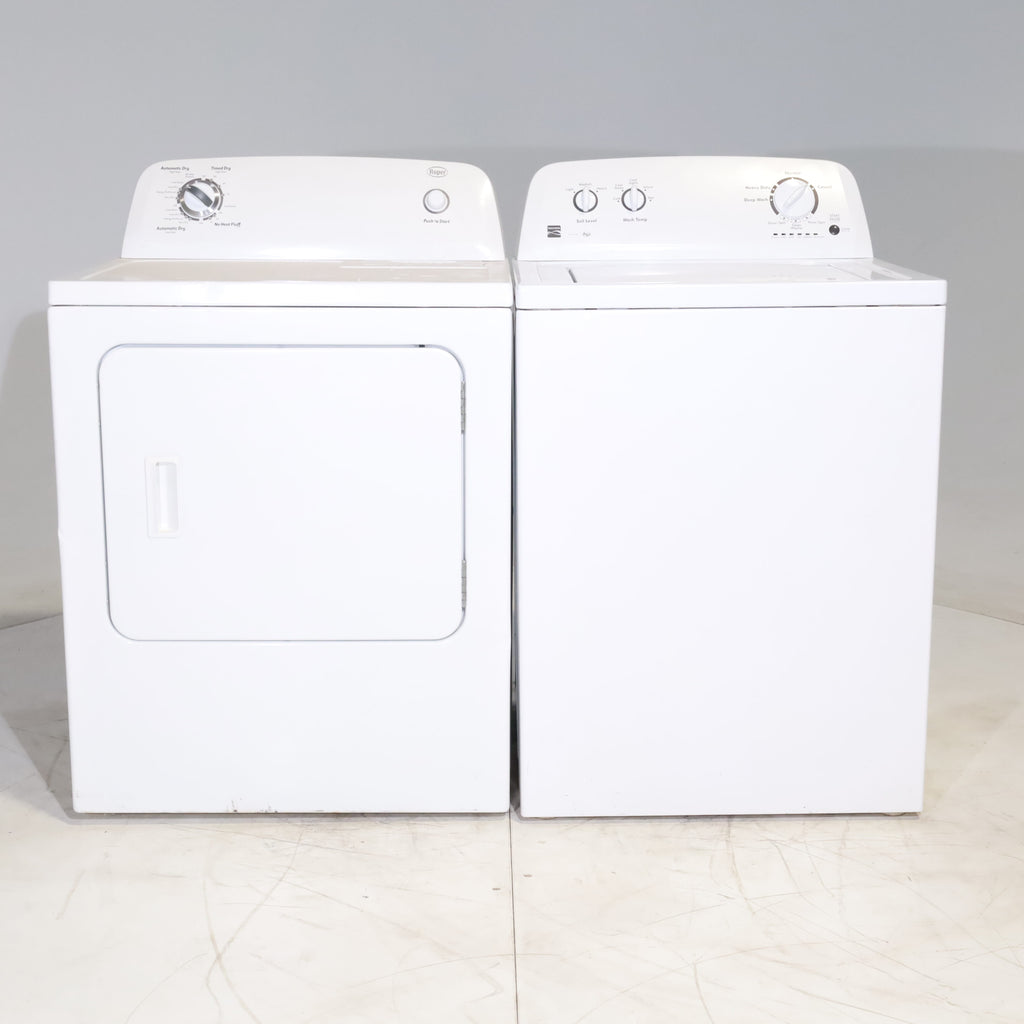 Pictures of HE Kenmore 3.3 cu ft Top Load Washer with Center Agitator and Roper 6.5 cu. ft. Electric Dryer with Reversible Door - Certified Refurbished - Neu Appliance Outlet - Discount Appliance Outlet in Austin, Tx