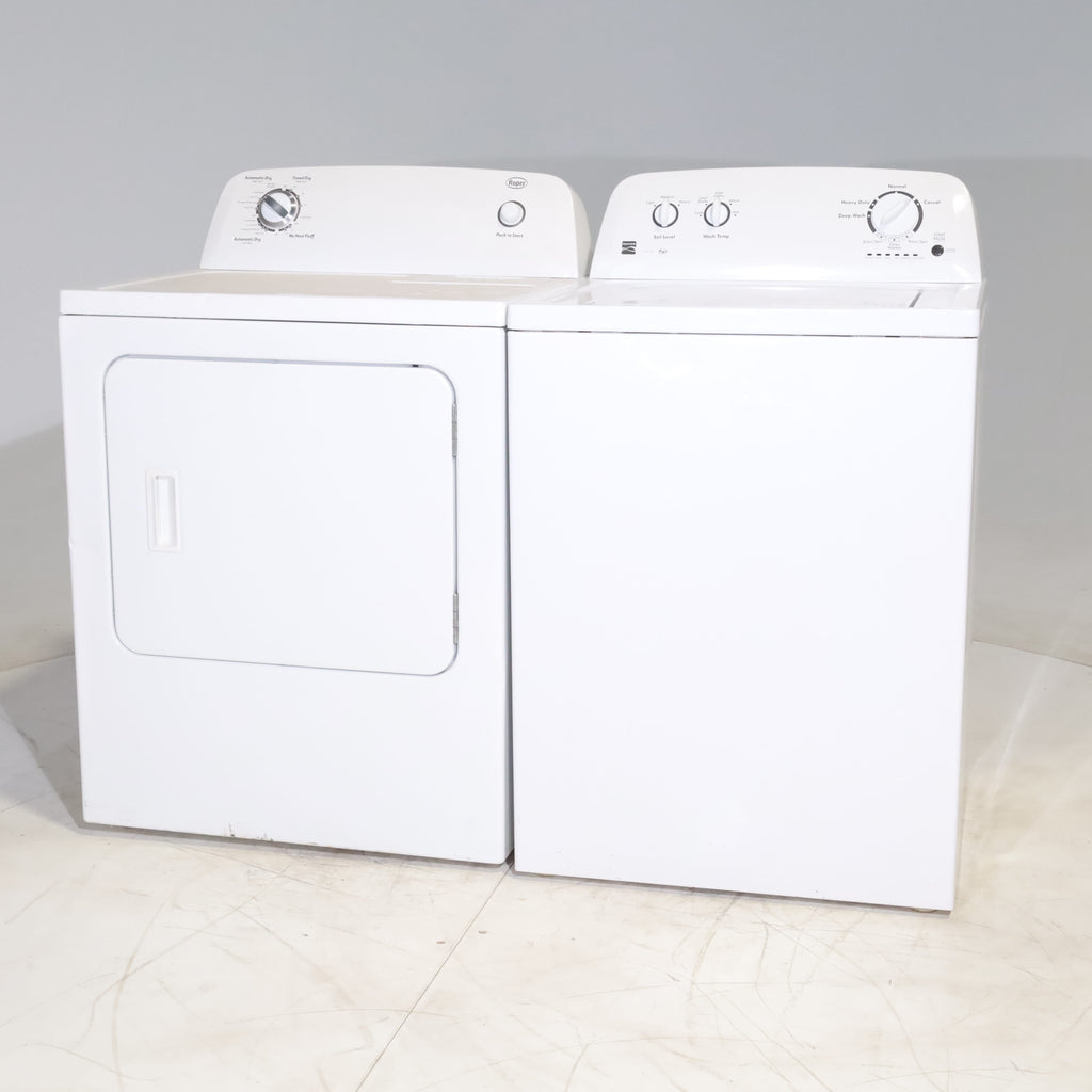 Pictures of HE Kenmore 3.3 cu ft Top Load Washer with Center Agitator and Roper 6.5 cu. ft. Electric Dryer with Reversible Door - Certified Refurbished - Neu Appliance Outlet - Discount Appliance Outlet in Austin, Tx