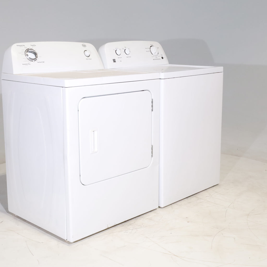 Pictures of HE Kenmore 3.3 cu ft Top Load Washer with Center Agitator and Roper 6.5 cu. ft. Electric Dryer with Reversible Door - Certified Refurbished - Neu Appliance Outlet - Discount Appliance Outlet in Austin, Tx