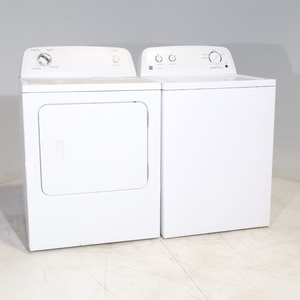 Pictures of HE Kenmore 3.3 cu ft Top Load Washer with Center Agitator and Roper 6.5 cu. ft. Electric Dryer with Reversible Door - Certified Refurbished - Neu Appliance Outlet - Discount Appliance Outlet in Austin, Tx