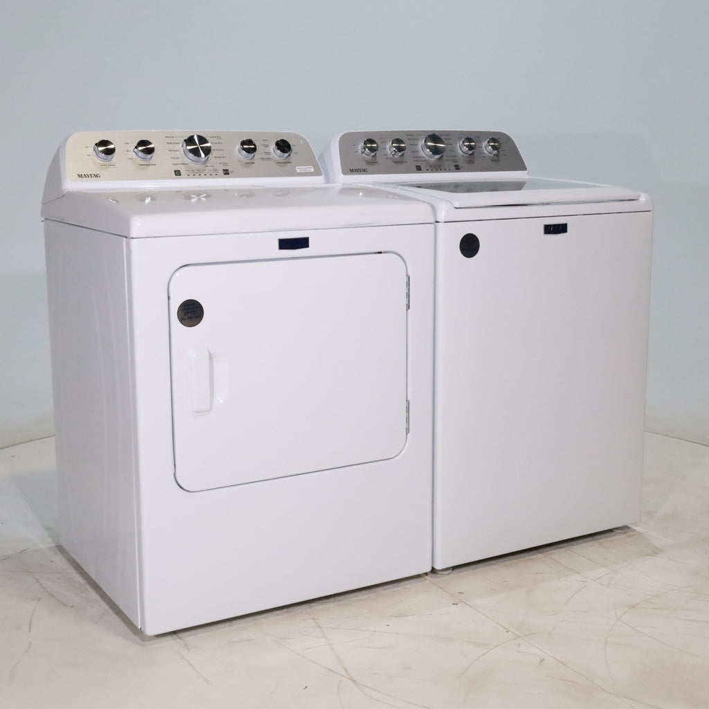 Pictures of Maytag 4.7 cu. ft. Top Load Washer with Power Agitator and 7.0 cu. ft. Electric Dryer with Steam - Scratch & Dent - Minor - Neu Appliance Outlet - Discount Appliance Outlet in Austin, Tx