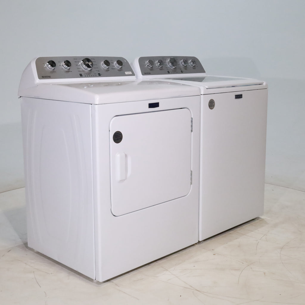 Pictures of Maytag 4.7 cu. ft. Top Load Washer with Power Agitator and 7.0 cu. ft. Electric Dryer with Steam - Scratch & Dent - Minor - Neu Appliance Outlet - Discount Appliance Outlet in Austin, Tx