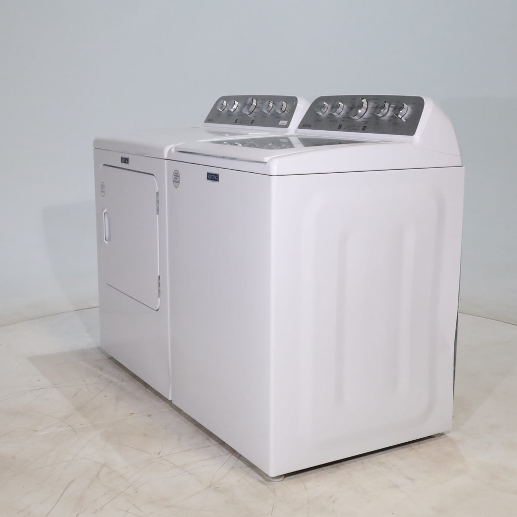 Pictures of Maytag 4.7 cu. ft. Top Load Washer with Power Agitator and 7.0 cu. ft. Electric Dryer with Steam - Scratch & Dent - Minor - Neu Appliance Outlet - Discount Appliance Outlet in Austin, Tx