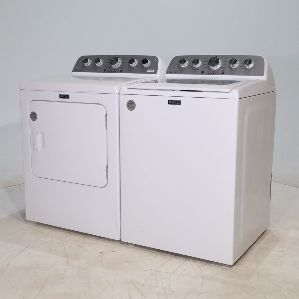 Pictures of Maytag 4.7 cu. ft. Top Load Washer with Power Agitator and 7.0 cu. ft. Electric Dryer with Steam - Scratch & Dent - Minor - Neu Appliance Outlet - Discount Appliance Outlet in Austin, Tx