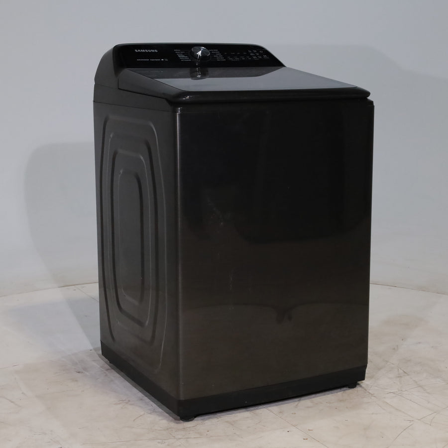 Black Stainless Steel ENERGY STAR Samsung 5.0 cu. ft. Top Load Washer with Active Water Jet - Scratch & Dent - Minor