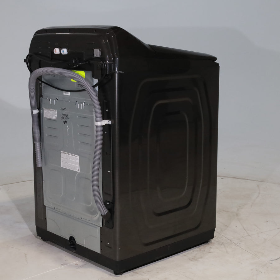 Black Stainless Steel ENERGY STAR Samsung 5.0 cu. ft. Top Load Washer with Active Water Jet - Scratch & Dent - Minor