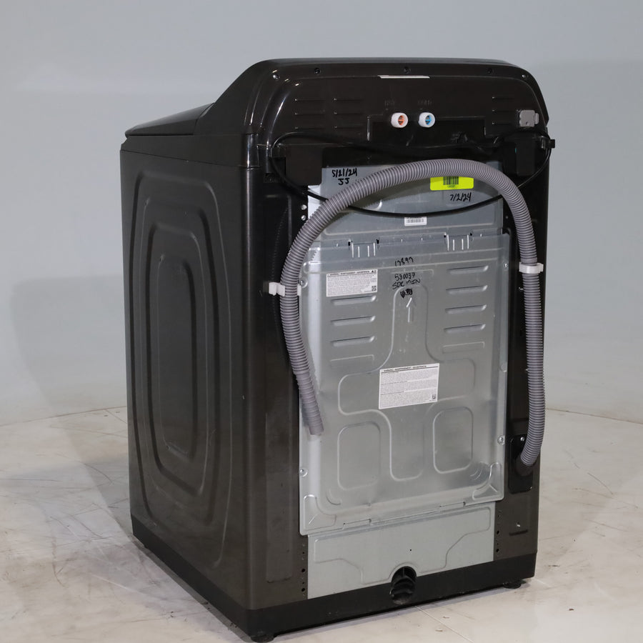 Black Stainless Steel ENERGY STAR Samsung 5.0 cu. ft. Top Load Washer with Active Water Jet - Scratch & Dent - Minor