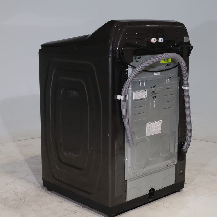 Black Stainless Steel ENERGY STAR Samsung 5.0 cu. ft. Top Load Washer with Active Water Jet - Scratch & Dent - Minor