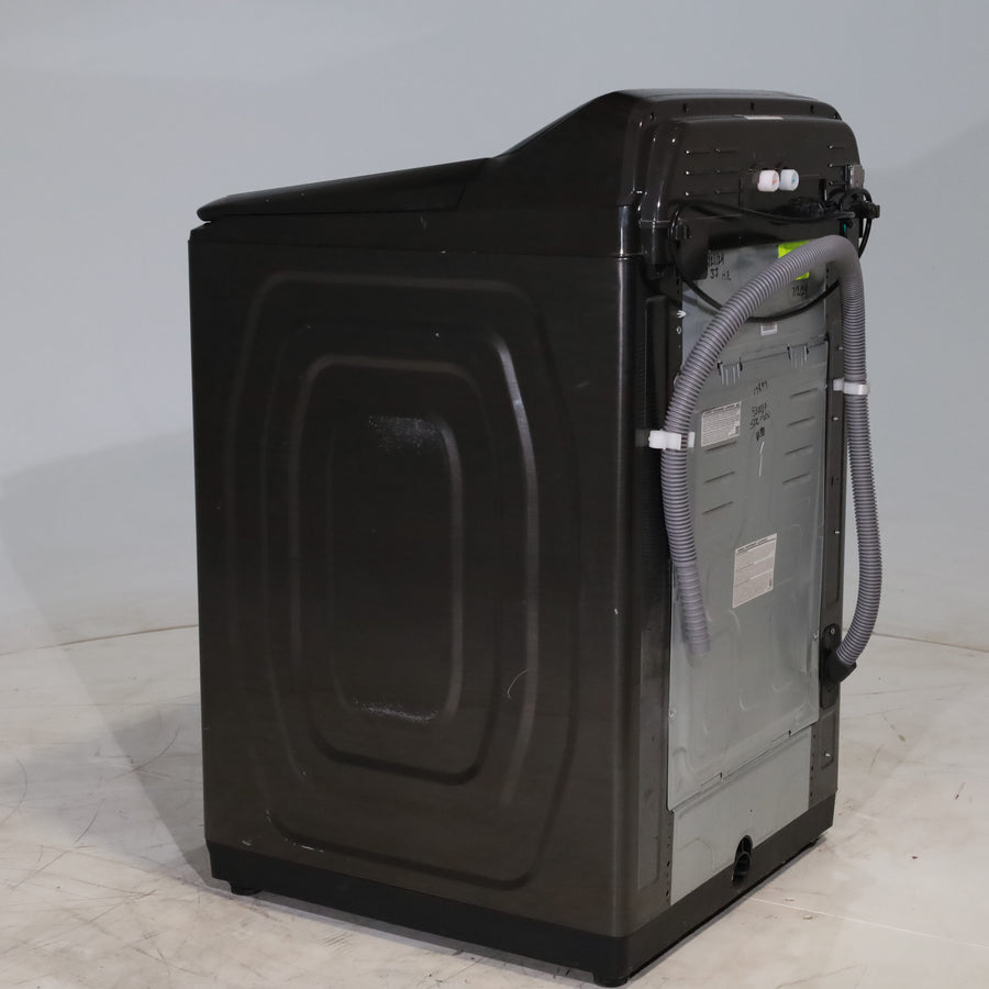 Black Stainless Steel ENERGY STAR Samsung 5.0 cu. ft. Top Load Washer with Active Water Jet - Scratch & Dent - Minor