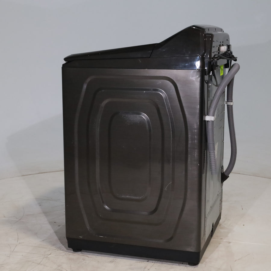 Black Stainless Steel ENERGY STAR Samsung 5.0 cu. ft. Top Load Washer with Active Water Jet - Scratch & Dent - Minor