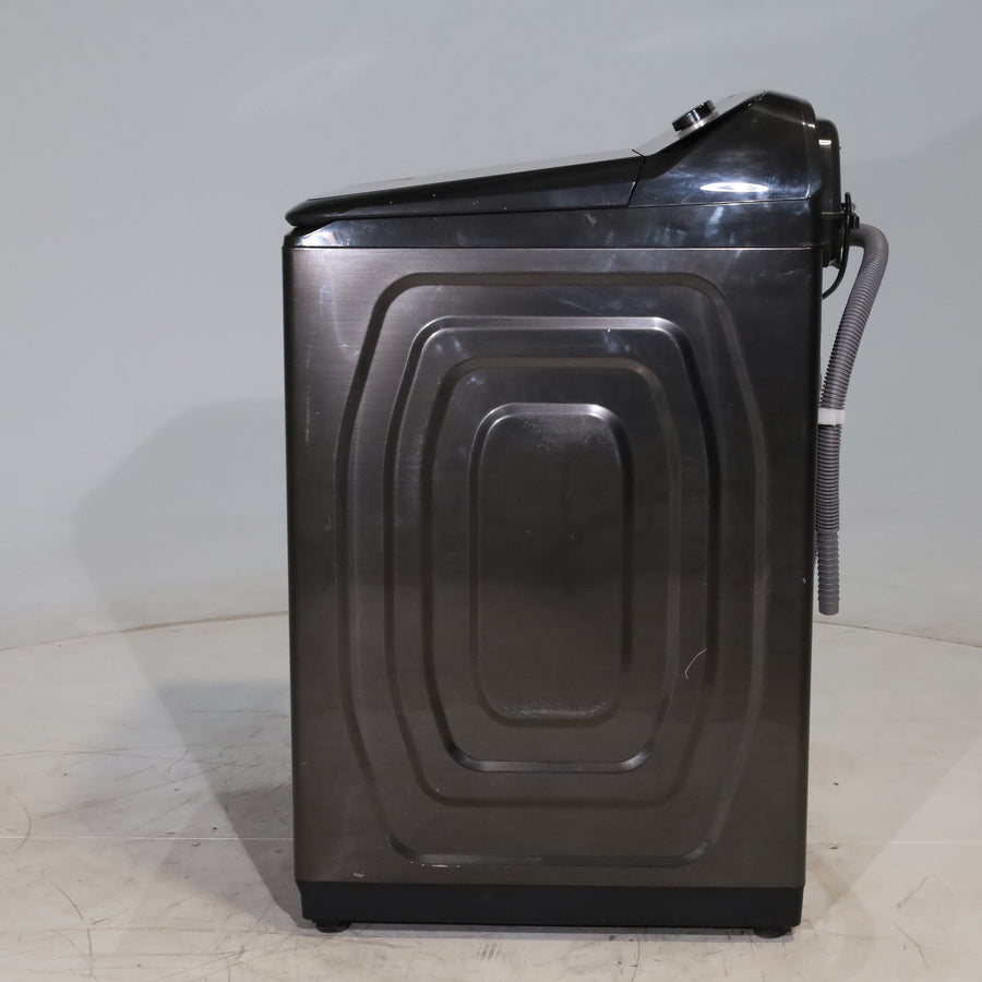 Black Stainless Steel ENERGY STAR Samsung 5.0 cu. ft. Top Load Washer with Active Water Jet - Scratch & Dent - Minor