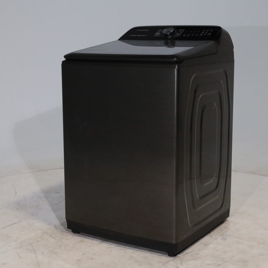 Black Stainless Steel ENERGY STAR Samsung 5.0 cu. ft. Top Load Washer with Active Water Jet - Scratch & Dent - Minor