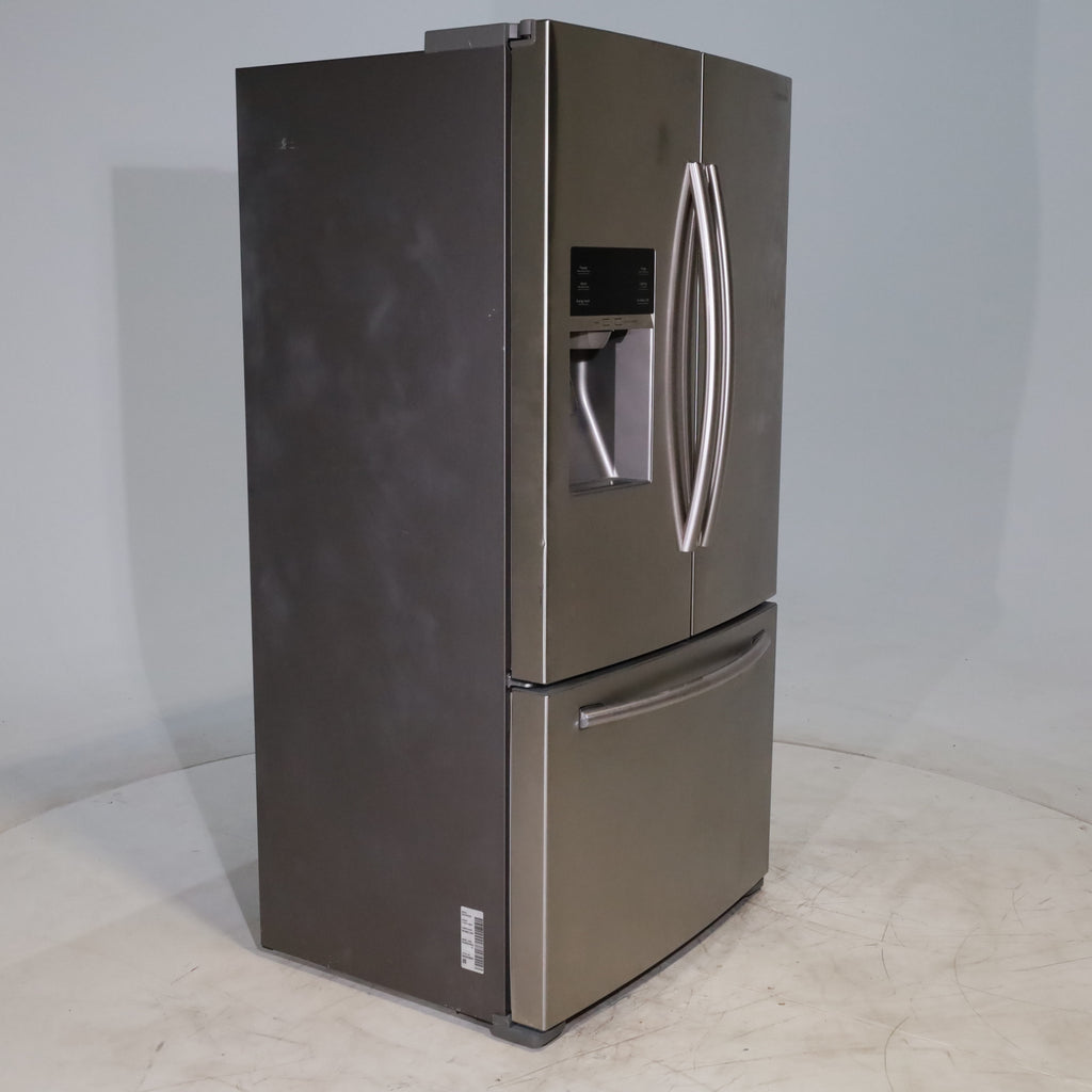 Pictures of Counter Depth Stainless Steel ENERGY STAR Samsung 22.5 cu. ft. 3 Door French Door Refrigerator with Dual Ice Maker  - Certified Refurbished - Neu Appliance Outlet - Discount Appliance Outlet in Austin, Tx