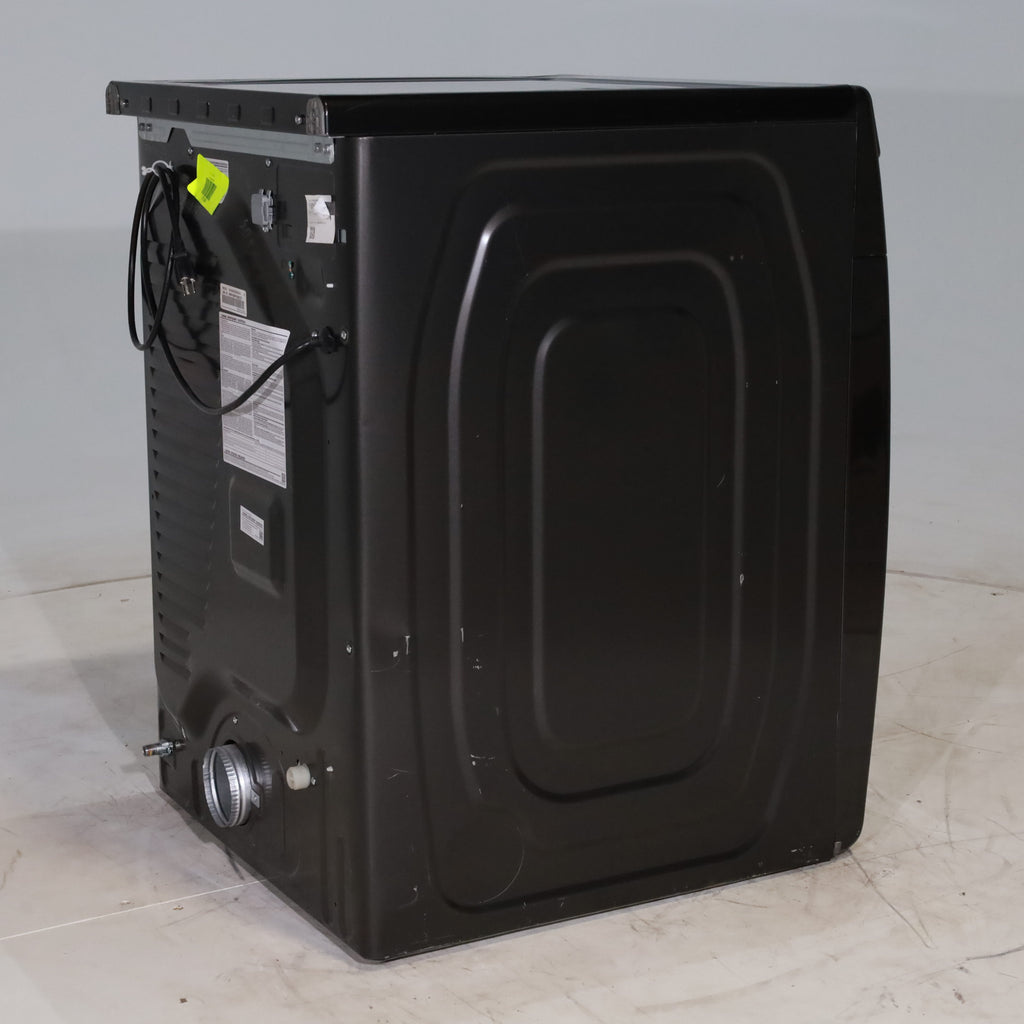 Pictures of Fingerprint Resistant Black Stainless Steel ENERGY STAR Samsung 7.5 cu. ft. Frontload Gas Dryer with Steam- Scratch & Dent - Minor - Neu Appliance Outlet - Discount Appliance Outlet in Austin, Tx