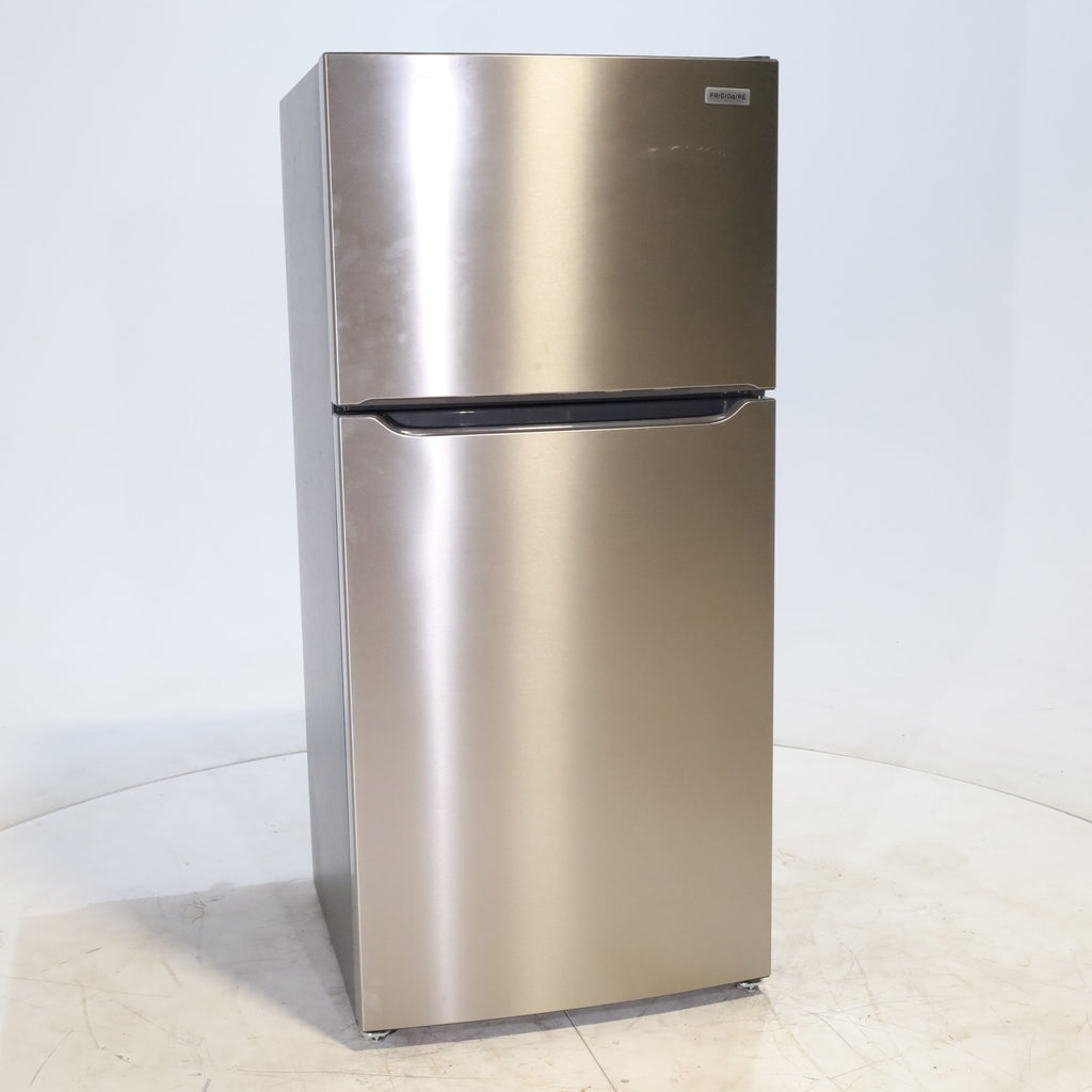 Pictures of 30" Wide EasyCare Stainless Steel Frigidaire 20.0 cu. ft. Top Freezer Refrigerator with EvepTemp Cooling System - Scratch & Dent - Minor - Neu Appliance Outlet - Discount Appliance Outlet in Austin, Tx